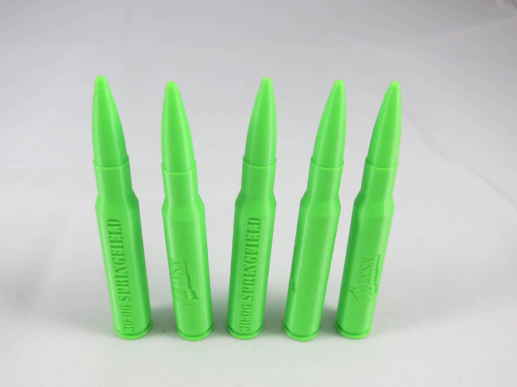 Plastic 30-06 Springfield snap cap green-10