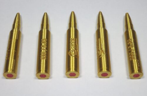 223 Remington plastic snap cap gold-4