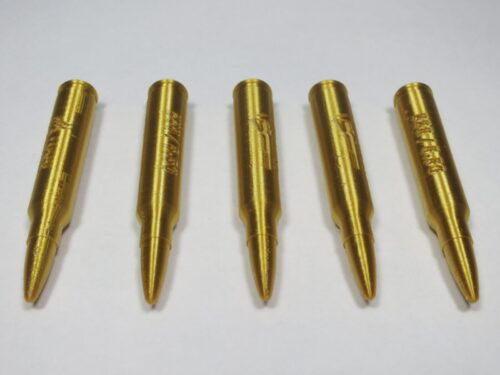 223 Remington plastic snap cap gold-6