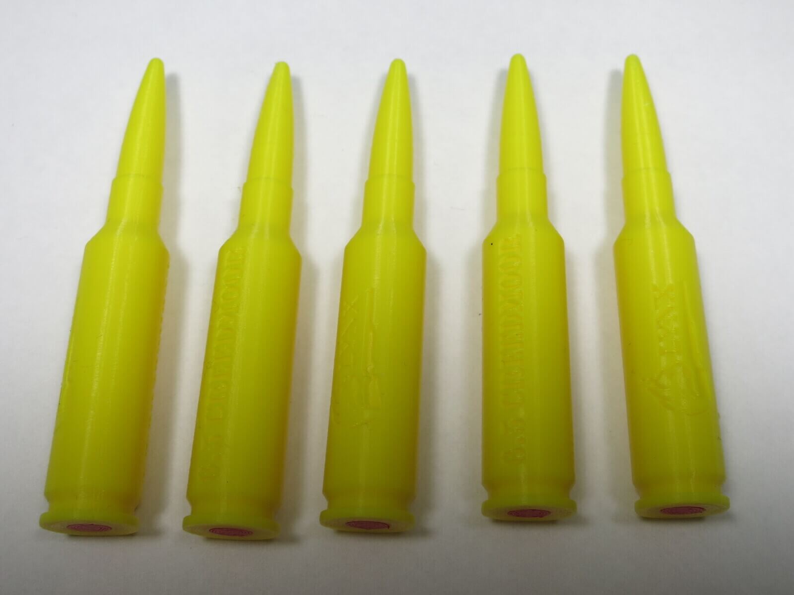Plastic 6.5 Creedmoor Snap Caps Yellow-4
